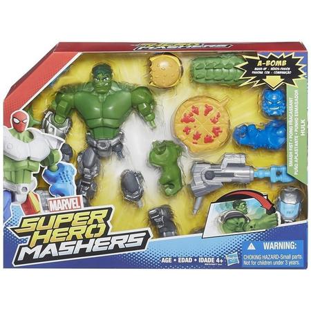 Marvel Avengers Age of Ultron Super Hero Mashers - Hulk actiefiguur met accessoires