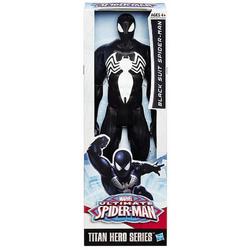 Marvel Titan Hero Ultimate Spider- Man Black Suit Spider-Man figuur 28cm