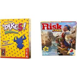 Spellenbundel - 2 Stuks - Take 5! & Risk Junior