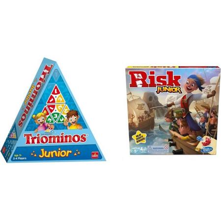 Spellenbundel - 2 Stuks - Triominos Junior & Risk Junior