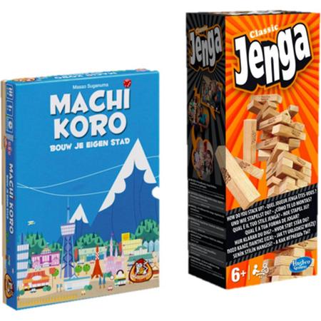 Spelvoordeelset Machi Koro & Jenga Classic - Gezelschapsspel