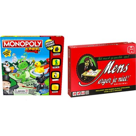 Spelvoordeelset Mens Erger Je Niet & Monopoly Junior