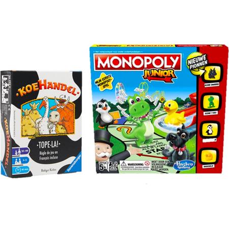 Spelvoordeelset Ravensburger Koehandel & Monopoly Junior - Bordspel