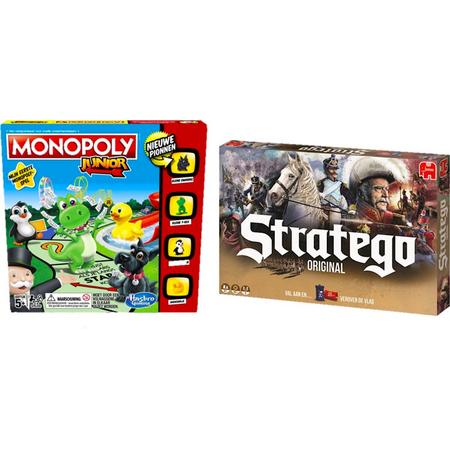 Spelvoordeelset Stratego Original - Bordspel & Monopoly Junior - Bordspel