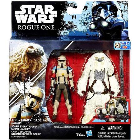 Star Wars Figuren Moroff en Scarif Stormtrooper Squad Leader Deluxe 2 pack