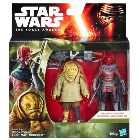 Star Wars: The Force Awakens Figure 2 Pack - Sidon Ithano & Quiggold