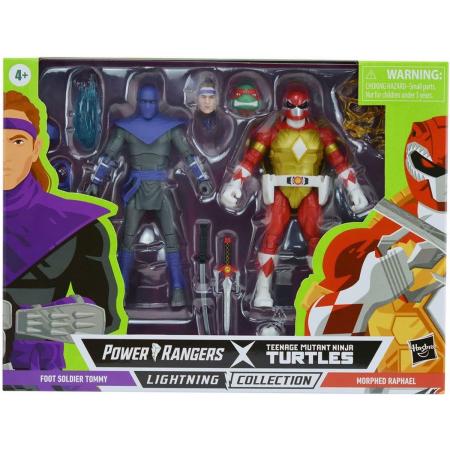 TMNT – Lightning Collection Action Figures 2022 Foot Soldier Tommy & Morphed Raphael