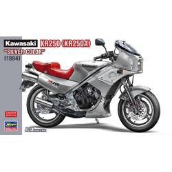 1:12 Hasegawa 21747 Kawasaki KR250 (KR250A) - Silver Color Plastic kit