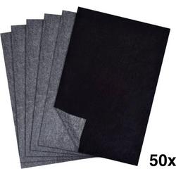 50x vel Carbon papier doordruk Tracing papier / A4 formaat / HaverCo