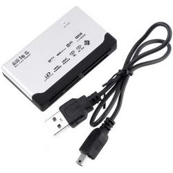 SD-card reader Multikaartlezer (geheugenkaart / xd / mmc / ms / cf / sdhc) inclusief 2.0 USB kabel /  