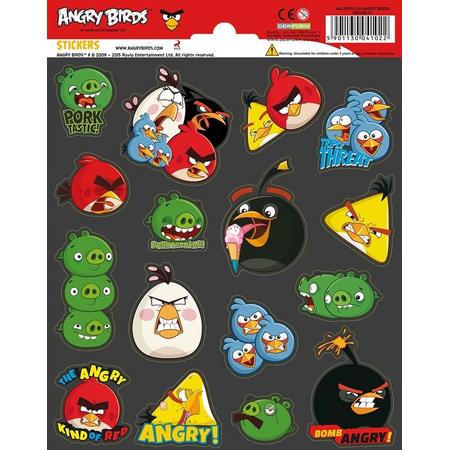 Haza Original Stickers Angry Birds 16 Stuks