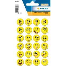 Haza Original Stickers Smiley Geel 24 Stuks