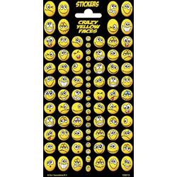 Haza Original Stickervel Smileys 20 X 10 Cm Geel