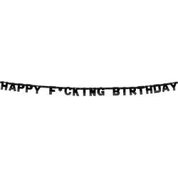 Letter garland Happy f*cking birthday