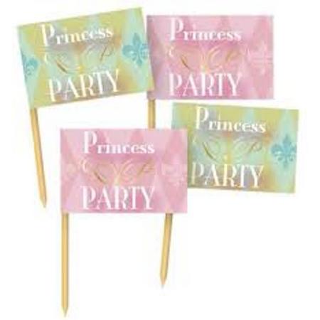 Partyprikker Princess 36 stuks