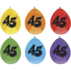 ballonnen - 45 jaar - diverse kleuren