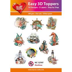 Easy 3D Topper - Maritime - HC12797 - 10 verschillende - 3 lagen