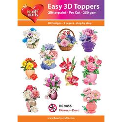 Easy 3D Topper Bloemen Decoratie