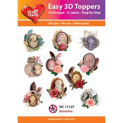 Easy 3D Topper Broches
