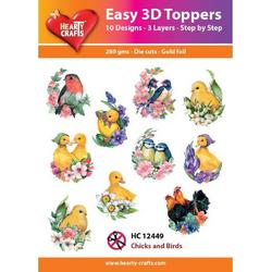 Easy 3D Topper Vogels en Kuikentjes