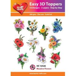 Easy 3D Topper Weide Bloemen - HC12526