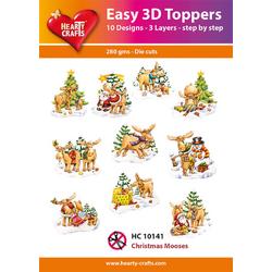 Easy 3D Toppers Kerst Elanden