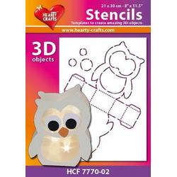 Hearty Crafts - Stencil Owl