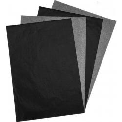 *** Carbonpapier 100 Stuks - A4 Formaat - Zwart - Overtrekpapier - Carbon papier voor hobby - van Heble® ***