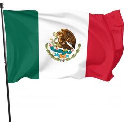 *** Grote Mexicaanse Vlag 90x150cm - Vlag Mexico - van Heble® ***