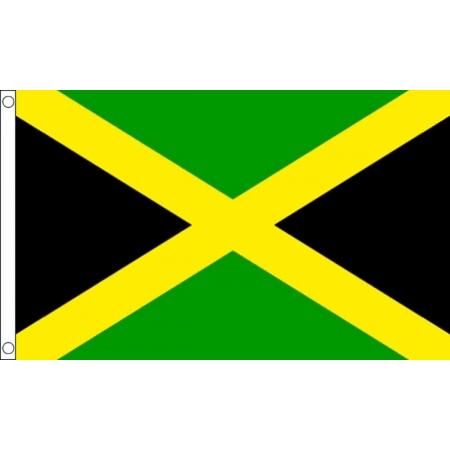 *** Jamaica Vlag 90x150cm - Spain Flag - Drapeau Jamaica - van Heble® ***