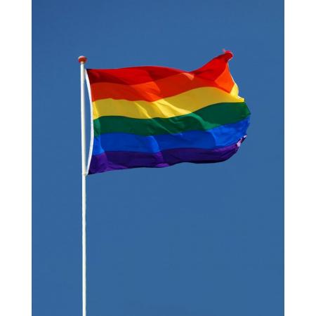 *** Vlag LGBT - Gay Pride - Regenboog - Rainbow Flag - Drapeau Arc-en-Cielvan - Heble® ***