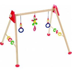 Heimess Babygym hout rood mannetje
