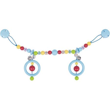 Heimess Pram chain spotted beads with clips