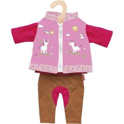 Heless 1070 Rider Outfit for Dolls, Lina, 3 Pieces, Size 28-35 cm