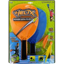 Tennis spel Helix Oranje/Blauw 4-delig