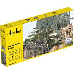 1:72 Heller 50327 Sainte-Mere-Eglise - Diorama Set Plastic kit
