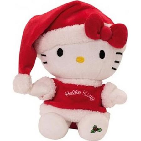 Hello Kitty Knuffel Christmas Meisjes Rood 20 Cm
