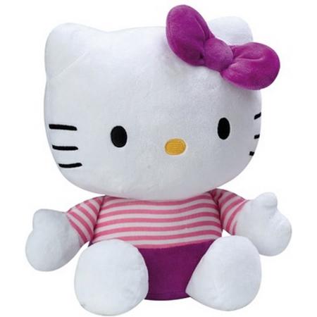 Hello Kitty Knuffel Doll Pluche Meisjes Paars 25 Cm