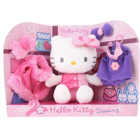 Hello Kitty Knuffel Dressing Meisjes Roze 21 Cm