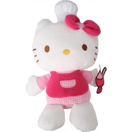 Hello Kitty Knuffel Fait La Cuisine Meisjes Roze 15 Cm