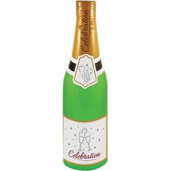 Opblaasbare champagne fles 73 cm