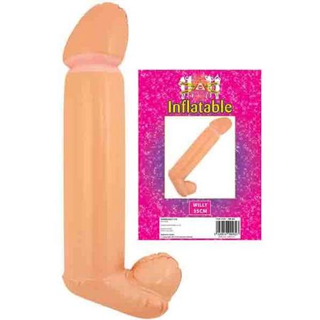 Opblaasbare penis 35cm