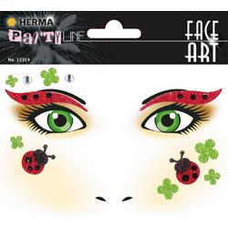 Herma Face Art Glitter Sticker Lieveheersbeestje