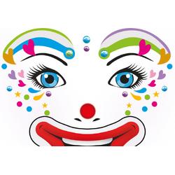 Herma Face Art Glitter Stickers Clown Lotta