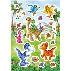 Herma Stickers Dino Babys Junior 12 X 8,4 Cm Folie 16 Stuks