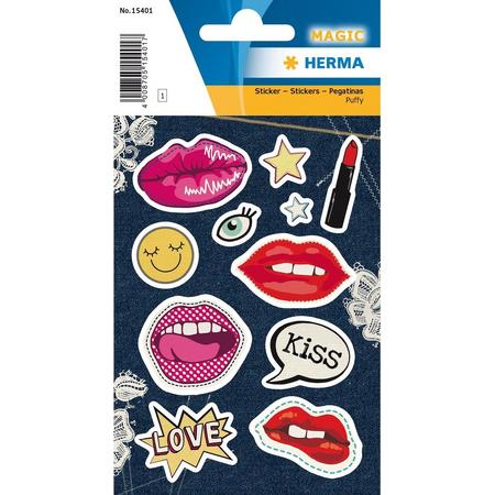 Herma Stickers Kisses Meisjes 12 X 8,4 Cm Folie 11 Stuks