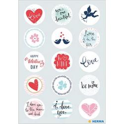 Herma Stickers Liefdesberichten Meisjes 12 X 8,4 Cm Folie