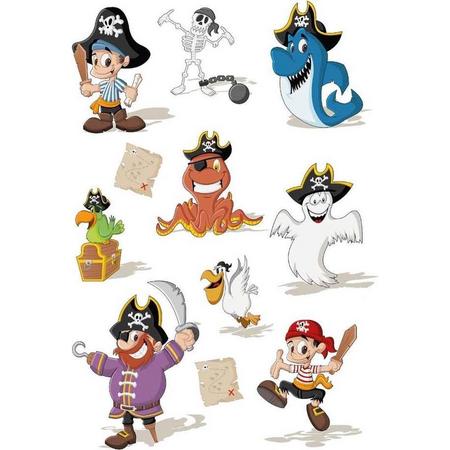 Herma Stickervel Transpuffy Magic Pirates Jongens 11-delig