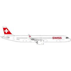 Herpa Airbus vliegtuig A321neo Swiss International Air Lines Stoos