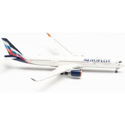 Herpa Airbus vliegtuig A350-900 Aeroflot P. Tchaikovsky